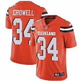 Nike Cleveland Browns #34 Isaiah Crowell Orange Alternate NFL Vapor Untouchable Limited Jersey,baseball caps,new era cap wholesale,wholesale hats